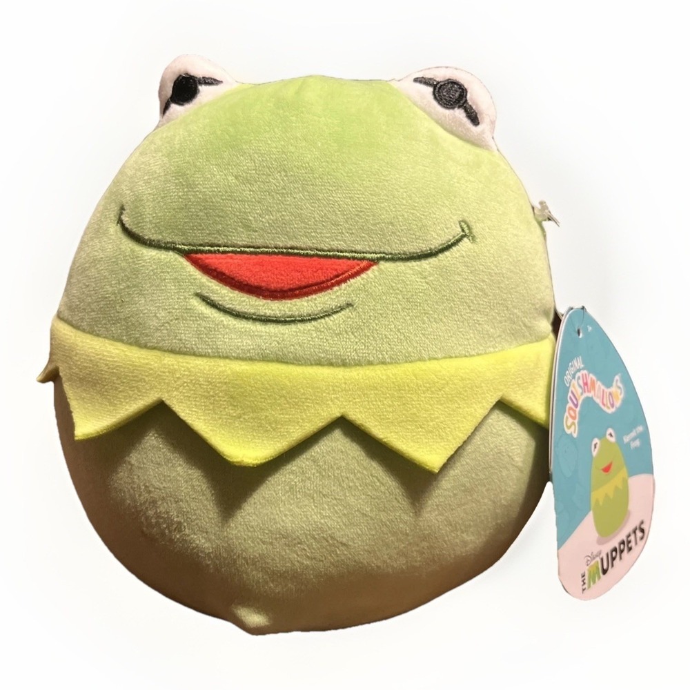 SQUISHMALLOWS Jim Henson The Muppets‎ KERMIT THE FROG 6" Plush Stuffed Toy NWT